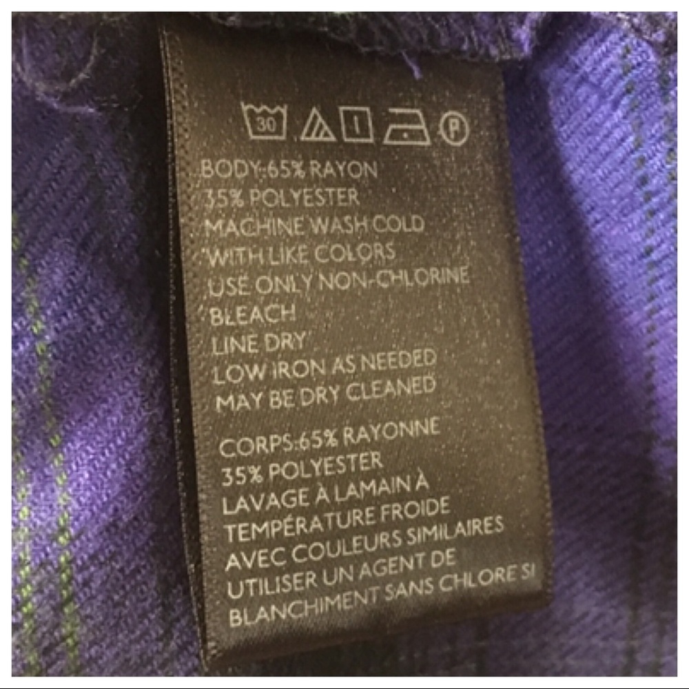 BDG UO Brendan Drapey Flannel Button Down Top - Picture 5 of 5